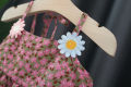 (0-3 Years Old) Baby Girl Set Two Piece Summer Cotton Cute All Over Chrysanthemum Sling Shorts Set For Baby Kids Korean Beach Set For Kids Girls. 