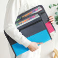 Material File Organizer Easy Access Portable A4 Size Accordion Folder 13 Pocket Expanding Document Bag for Office Use Document Management Business Meetings Student Supplies Travel Organizing. 