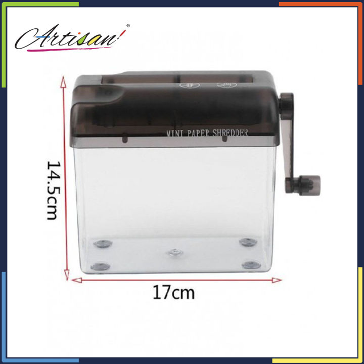 Artisn%20-%20A5%20Manual%20Paper%20Shredder%20(Strip%20Cut)%20-%20Transparent%20-%20Image%204