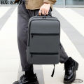 BAGSTREET 15.6 Laptop Backpack with USB Port, Water Proof, Shock Proof, Unisex Travelling Backpack - Black. 