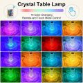 Crystal Lamp Rose Light Diamond Lamp 16 Colors Changing with Remote Control. 
