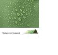 Awning Waterproof Tarp Tent Shade Canopy Sunshade Camping Beach Sun Shelter, with hooks on every 3 feet distance on sides and double stitched edge to edge borders.. 