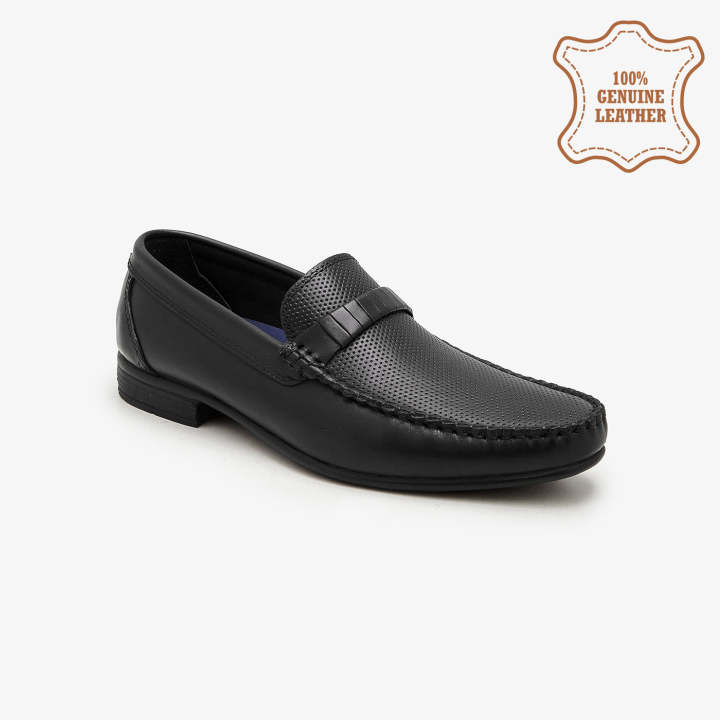Calza Men's Textured Leather Loafers For Men / Loafer For Men / Casual Shoes For Men