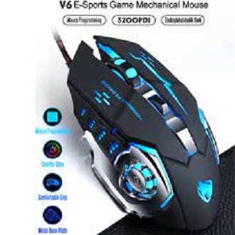 Universal Non-macro Gaming Mouse USB Wired Computer Gaming Mouse USB Cable Gaming Mouse 3200DPI Metal Base Plate