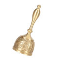 Brass Hand Call Bells Sturdy Handle Loud Ringing Bell For Weddings School Cl LLI. 