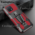 Casinglee For OPPO A16K Case Shockproof Armor Stand case with Metal Clip Back cover OPPO A16K Phone cases Car Mountaineering phone case For girls and Boys. 