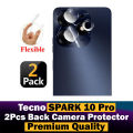 Tecno Spark 10 Pro Back Rear Camera Protector 9H Gorilla Flexible Protection For Spark 10 Pro - 2Pcs. 