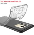 Infinix Note 40 Pro 5G Back Cover Bumper Transparent Soft Clear Silicon Jelly Back Case Imported. 