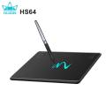 HUION HS64 Graphics Drawing Tablet Android Support Pen Tablet, 6x4 Inch Digital Graphics Tablet with Battery-free Stylus 8192 Pressure Sensitivity 4 Press Keys for Beginner, Extra 10 Pen Nibs Included. 