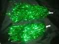 7 Pair approx 13 inch Long Green Foil Cheerleader Pom Pom for sport kids elder women men use birthday party  backdrop sports matches school college game party Cheer Dance Party Dress Sport Poms cheerleading green pom pom. 