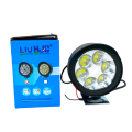 AKE 1-PCS of HJG LED Motorcycle External 6-LED 18w lights Lighting Color Cool White. 