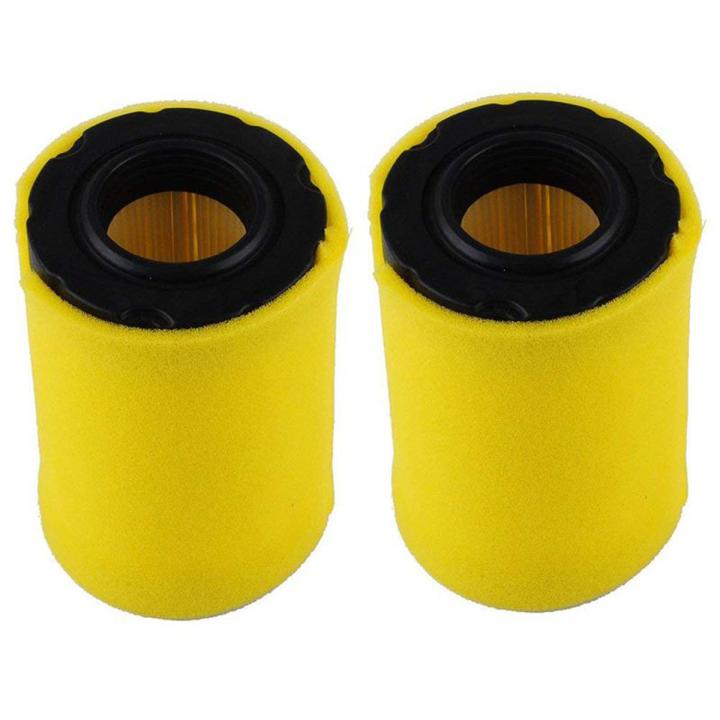 Mower Air Filters Replace Briggs Stratton 796031 (591334 or 594201) Plus 797704 Foam Pre-Cleaner (Pack of 2)