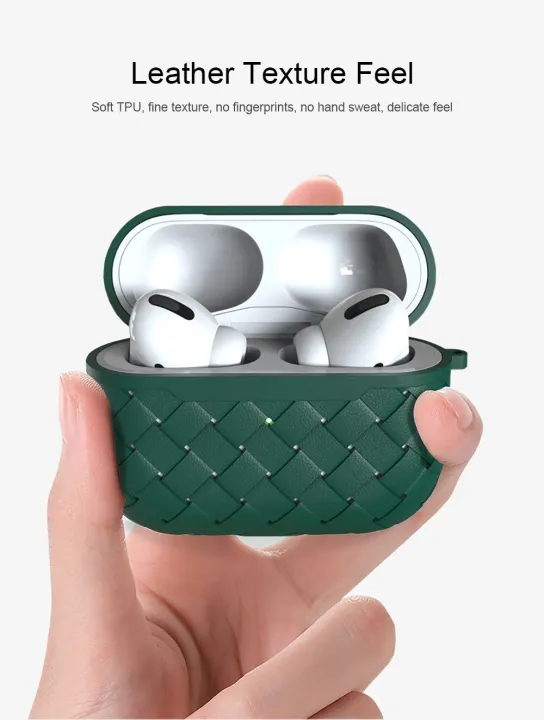 Weave%20Pattern%20Silicone%20Case%20/%20Cover%20%E2%80%93%20360%C2%B0%20Protection%20for%20Pro%202%20Wireless%20Earbuds%20-%20Image%203