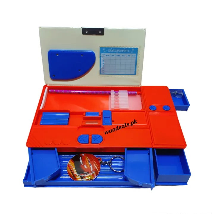 McQueen%20Cars%20Jumbo%20Kids%20Plastic%20Multi-Purpose%20Gadget%20Pencil%20Box%20with%20Calculator:%20The%20Ultimate%20Organizer%20for%20Youngsters%20-%20Image%203