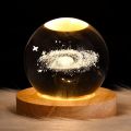 3d Solar System Crystal Ball Night Light. 