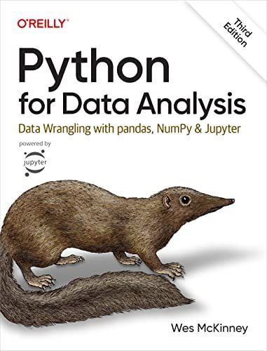 Python for Data Analysis by Wes McKinney