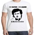 MEN'S ONE NATION IMRAN KHAN LOGO T SHIRTS. 