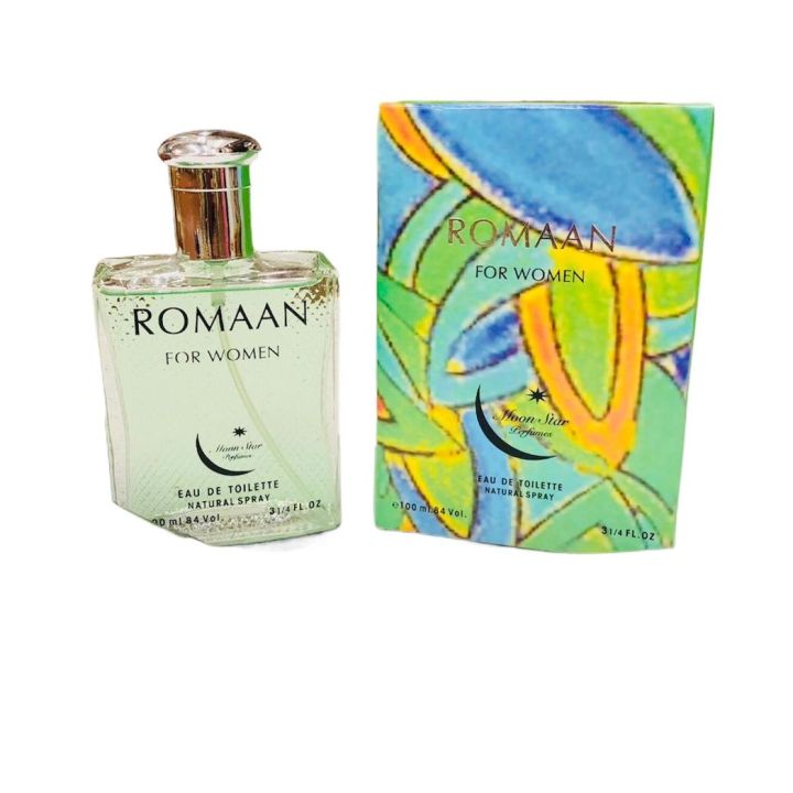 Moon Star Perfumes Introduce Romaan 100ml Eaude Toillette  With Bag Natural Spray For Girls