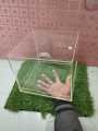 Gift box Acrylic Plastic For 2 pound Cake 10x10x8 inch size. 