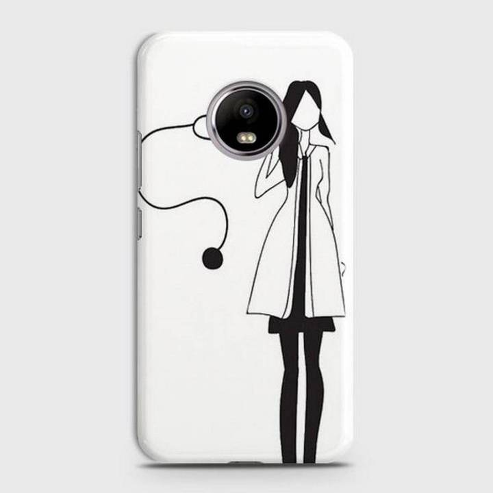 Motorola E4 Plus Cover I am Your Doctor Hard Cover- Design 20 Case