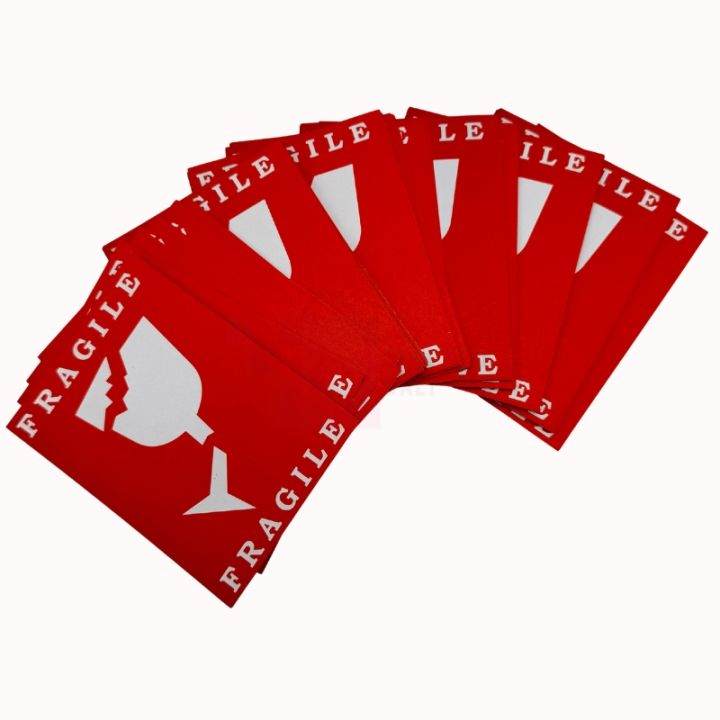 FRAGILE STICKERS HANDLE WITH CARE STICKERS FOR SENSITIVE PRODUCTS ( PACK OF 94 )