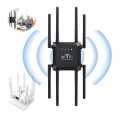 Wireless WiFi Range Extender 8 Antenna Repeater AP Router Mode with LAN Port for Home & Office. 