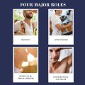 50ml Summer Men's Body Lotion Pure Natural Dry Non-fading Antiperspirant Refreshing Body Remover Armpit Underarm Smell Spray. 