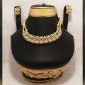 Artificial Gold Necklace Set-Fancy Jewelry Box Free-Beautiful Gift Pack. 