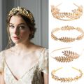 Greek Gold Color Leaf Headbands Bride Wedding Hair Accessories For Women Roman Diadem Crown Tiaras Headpiece Headdress Jewelry. 