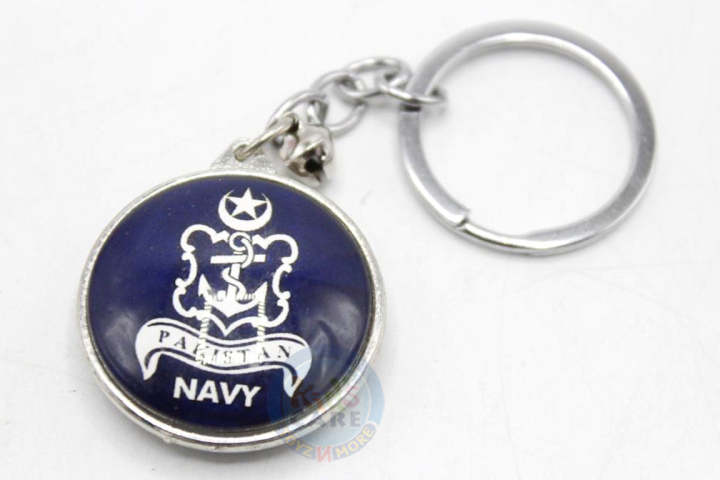 Pakistan Navy Logo Keychain & Bag Hanging (KC5245)