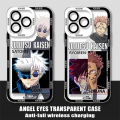 Phone Case For OPPO Reno 11 11F 2F 2Z 5 6 5Z 6Z 7Z 8Z 8 8T 10 Pro Plus Realme 8i A95 F21 PRO Back Cover Jujutsu Kaisen Gojo Satoru Itadori Yuji Ryomen Sukuna Trend Brand Japan Anime Clear Transparent Cartoon TPU Shockproof Casing. 
