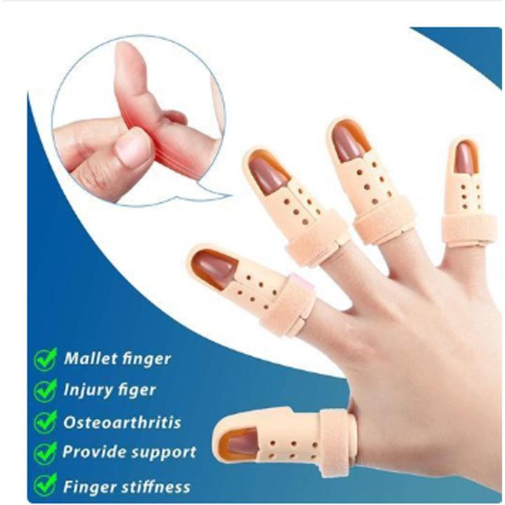 Finger Splint Brace Adjustable Finger Support Protector for Fingers ...