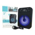 NETTECH GTS 1345 Portable Rechargeable Wireless Bluetooth Speaker With FM Radio USB & SD Card Supported High Quality Sound & Extra Base. 