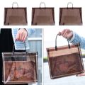2022 Transparent Waterproof Shopping Bags Storage Sack High Quality Tote Bags Frosted Plastic Bags Simplicity Gift Bags. 