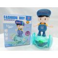 Zest 4 Toyz Musical Toy for Kids 360 Degree Rotating Dancing Boy Doll Toy with 5d Light & Sound Bump & Go Action Toy for 1 Year Old Kids Boys Girls(. 