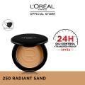L'Oreal Paris - LOreal Infallible 24H Oil Killer High Coverage Face Powder 250 Radiant Sand. 