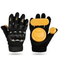 DIY Longboard Slide Gloves Skateboard Gloves Foam Protector Downhill Longboarding Skate Gloves with Slider Puck. 