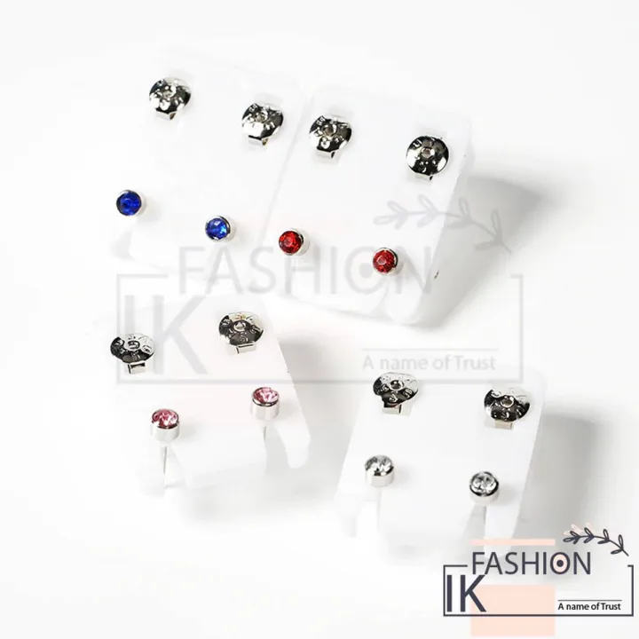 12pcs Titanium Steel Funny Tooth Earrings Punk Teeth Stud Earrings...