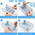 Mini Foldable Plastic Cosmetic Storage Box – Organizer Basket for Home and Office. 