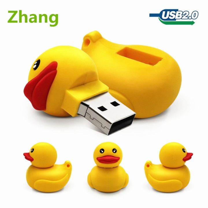♥FREE Shipping+COD♥ Small yellow duck flash drive rubber duck cartoon portable U disk