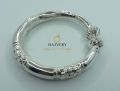 925 sterling silver (Chandi) Kara, Hand Bangle for men and women engraved by Hajvery Gems Weight-20gram-for this product half payment must be advanced. 