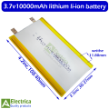 3.7v  25mAh /50mAh /100mAh /200mAh/ 450mAh/ 550mAh/ 1000mAh/ 1100mAh/ 1400mAh/2800mAh /3000mAh /5000mAh /10000mAh Lithium Ion Battery Battery for Power Bank DIY ,Toys or Arduino Projects by Electrica. 