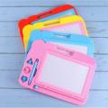 Magic Slate Writing And Drawing Board With Stamps And Pen Magic Slate for Kids Learning 15x20.5cm Random Color. 