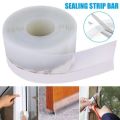 5M Silicone Gap Seal Door Bottom Sealstrip Weather Window Sealer Weatherstrip Self Adhesive Shower Door Windshield Sealing Tape 1Roll. 