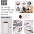 Lint Remover Roller Refill sticky papers 60 Sheets Roll Dust ,Hair Car Seat and More Sticky Paper Roll Clothing cleaning. 