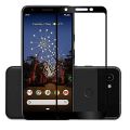 Google Pixle 3A Screen Glass Protector HD Edge to Edge Full Glue Tempered Glass for Google Pixel 3A Full Coverage Screen Protector - BLACK. 