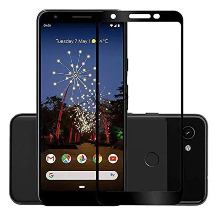 Google%20Pixle%203A%20Screen%20Glass%20Protector%20HD%20Edge%20to%20Edge%20Full%20Glue%20Tempered%20Glass%20for%20Google%20Pixel%203A%20Full%20Coverage%20Screen%20Protector%20-%20BLACK%20-%20Image%203