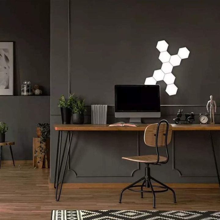 Modular Touch Lights Led Wall Light Led Hexagonal Touch Controlled Colorful Modular Hexagonal Light For Home Decoration
