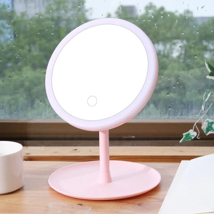 LED%20Mirror%20-%20Vanity%20Mirror%20With%20Stand%2090%20Degree%20Swivel%20-%20Touch%20Screen%20Dimming%20-%20Detachable%20Portable%20Traveling%20Mirror%20-%20Image%203
