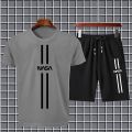 New Arrival 2pc nasa printed summer shorts tracksuit for men and boys. 